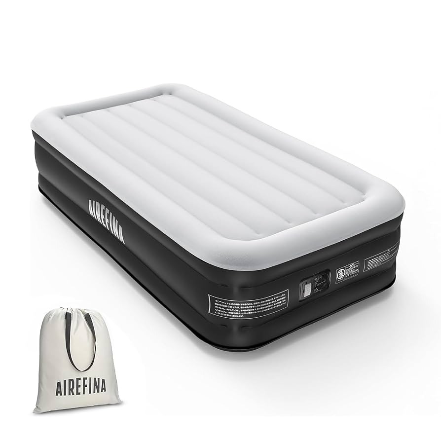 AIREFINA 電動ポンプ付きエアベッド Amazon.co.jp: Airefina エアーベッド セミダブル エア